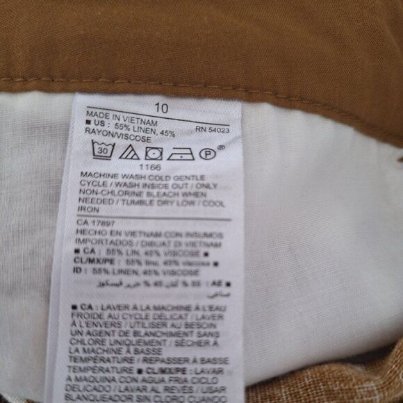 Old Navy Linen viscose Shorts size 10 - Picture 4 of 8